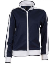 Track Top Jacket Full Zip Tracksuit Varsity Jumper Warm Winter - Navy/White - M (10-12) V563-B30-NAWH-M