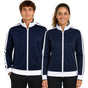 Track Top Jacket Full Zip Tracksuit Varsity Jumper Warm Winter - Navy/White - S (6-8) V563-B30-NAWH-S