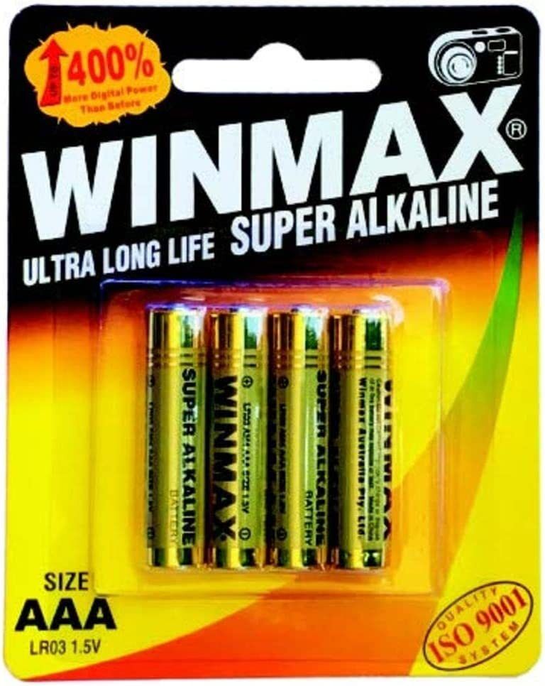 AAA Ultra Long Life Super Alkaline Batteries 1.5V Battery - 1 Pack V563-B7473