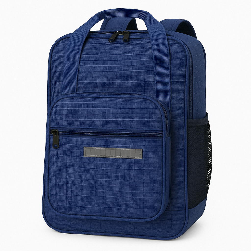 26L Leuts Backpack School & University Bag Book Carry Backpack - Navy V563-B8103-NAVY