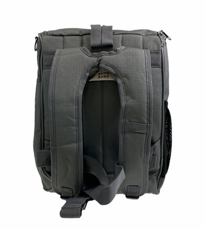 23.5L Leuts Primary Deluxe Backpack School Library Book Bag - Grey V563-B8104-GREY