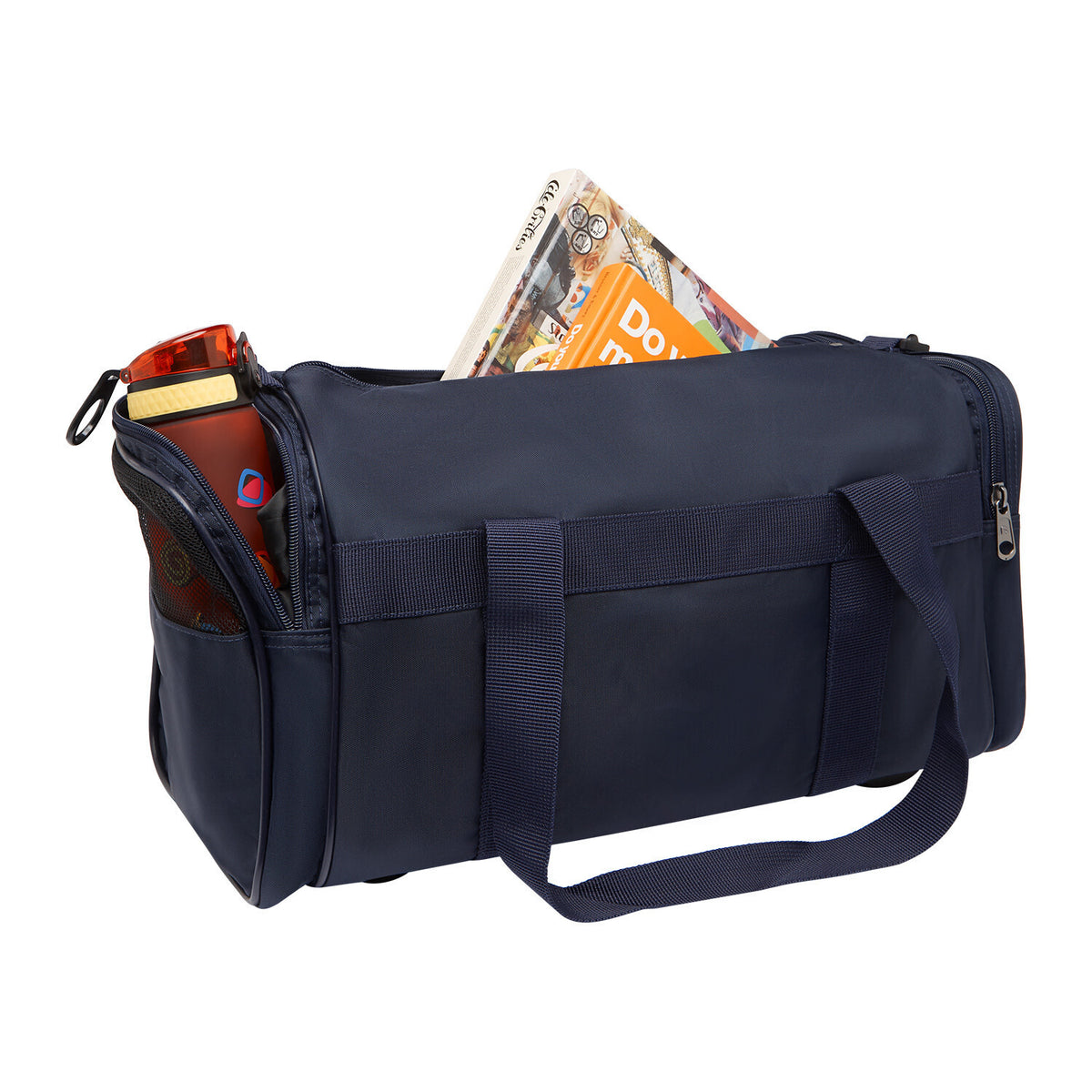 28L Foldable Duffel Bag Travel Gym Sports Luggage Waterproof Polyester - Navy V563-B8107-DURO-NAVY
