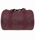 Foldable Duffel Bag Travel Gym Sports School Luggage PVC Nylon Zip - Maroon V563-B8112-MAROON