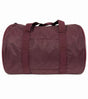 Foldable Duffel Bag Travel Gym Sports School Luggage PVC Nylon Zip - Maroon V563-B8112-MAROON