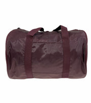 Foldable Duffel Bag Travel Gym Sports School Luggage PVC Nylon Zip - Maroon V563-B8112-MAROON