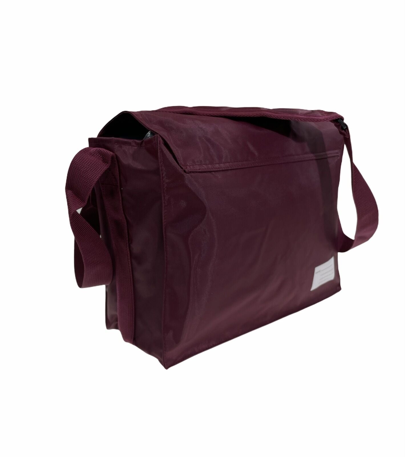Leuts Tote Shoulder Bag Nylon Waterproof School Library Books Messenger - Maroon V563-B8113-MAROON