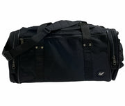 44L Foldable Duffel Bag Travel Gym Sports D-Zip Top Shoulder Strap - Black V563-B8115-BLACK