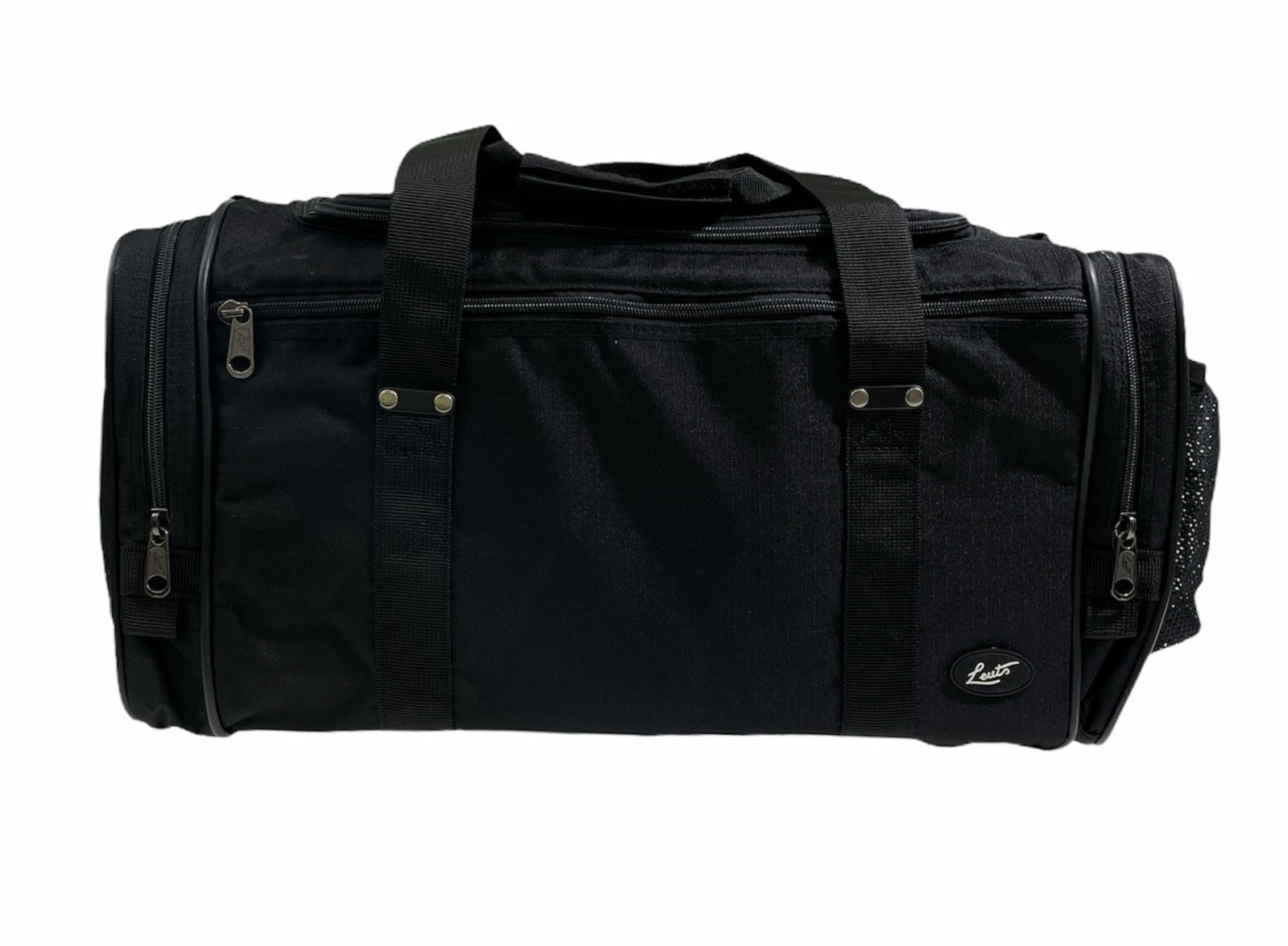 44L Foldable Duffel Bag Travel Gym Sports D-Zip Top Shoulder Strap - Black V563-B8115-BLACK