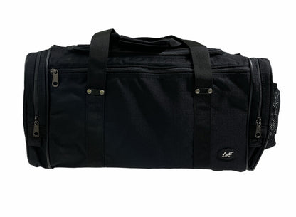 44L Foldable Duffel Bag Travel Gym Sports D-Zip Top Shoulder Strap - Black V563-B8115-BLACK