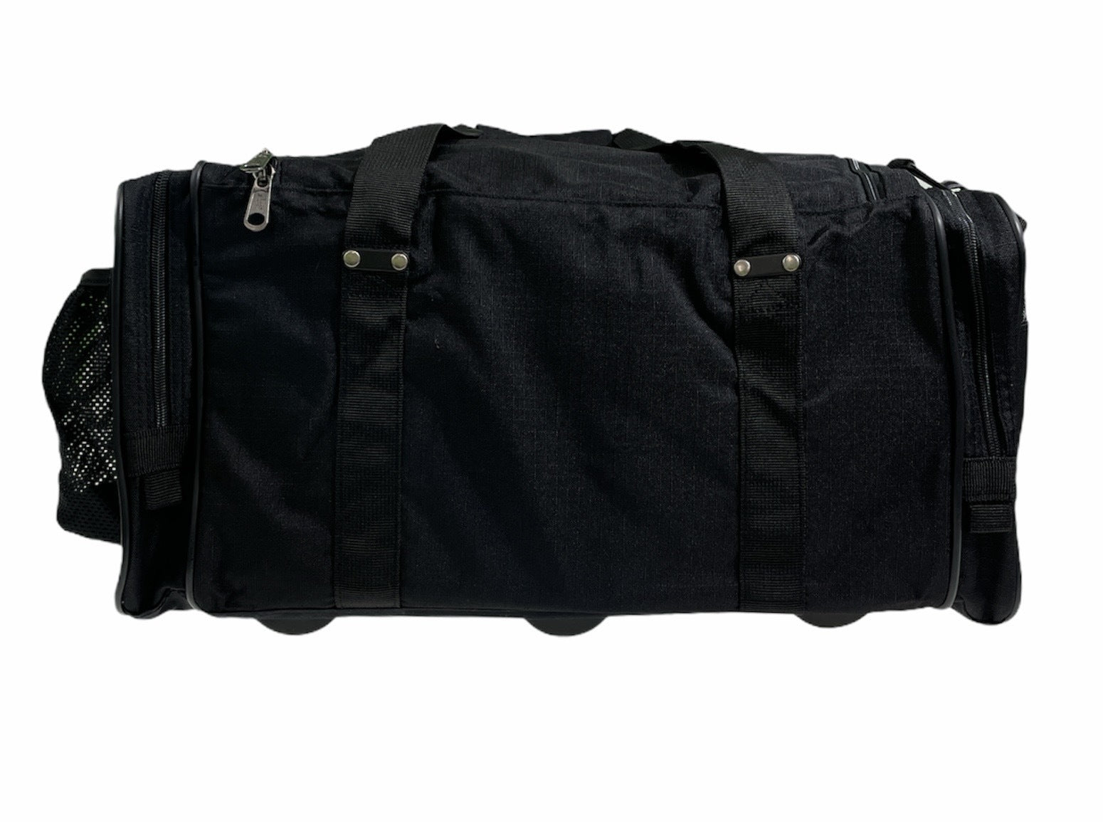 44L Foldable Duffel Bag Travel Gym Sports D-Zip Top Shoulder Strap - Black V563-B8115-BLACK