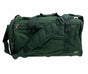 44L Foldable Duffel Bag Travel Gym Sports DZip Top Shoulder Strap - Bottle Green V563-B8115-BOTTLE