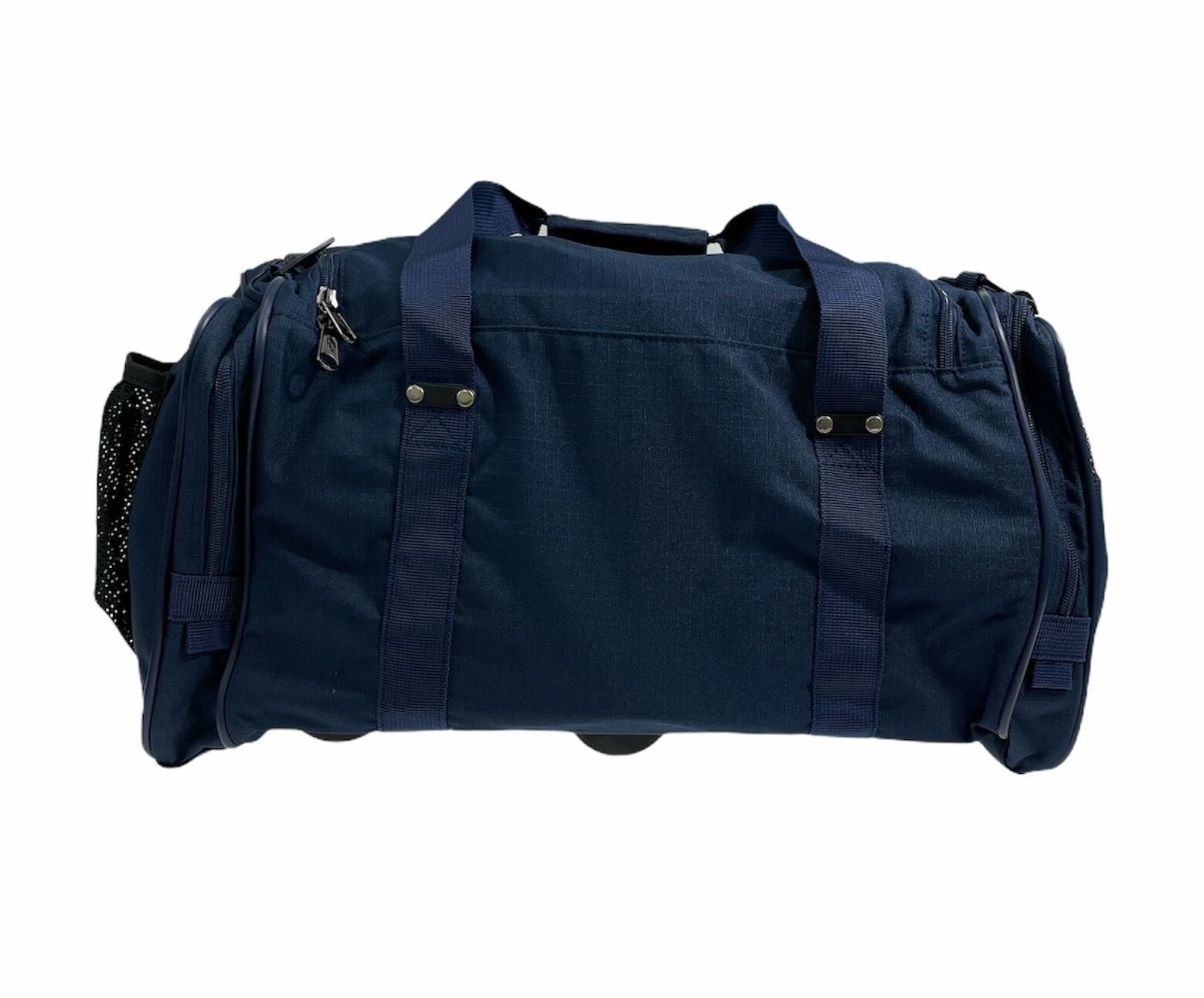 44L Foldable Duffel Bag Travel Gym Sports D-Zip Top Shoulder Strap - Dark Navy V563-B8115-DARK_NAVY