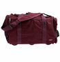 44L Foldable Duffel Bag Travel Gym Sports D-Zip Top Shoulder Strap - Maroon V563-B8115-MAROON