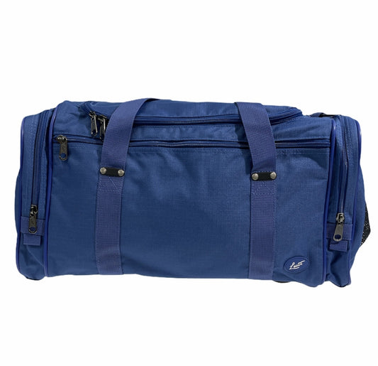 44L Foldable Duffel Bag Travel Gym Sports D-Zip Top Shoulder Strap - Royal Blue V563-B8115-ROYAL