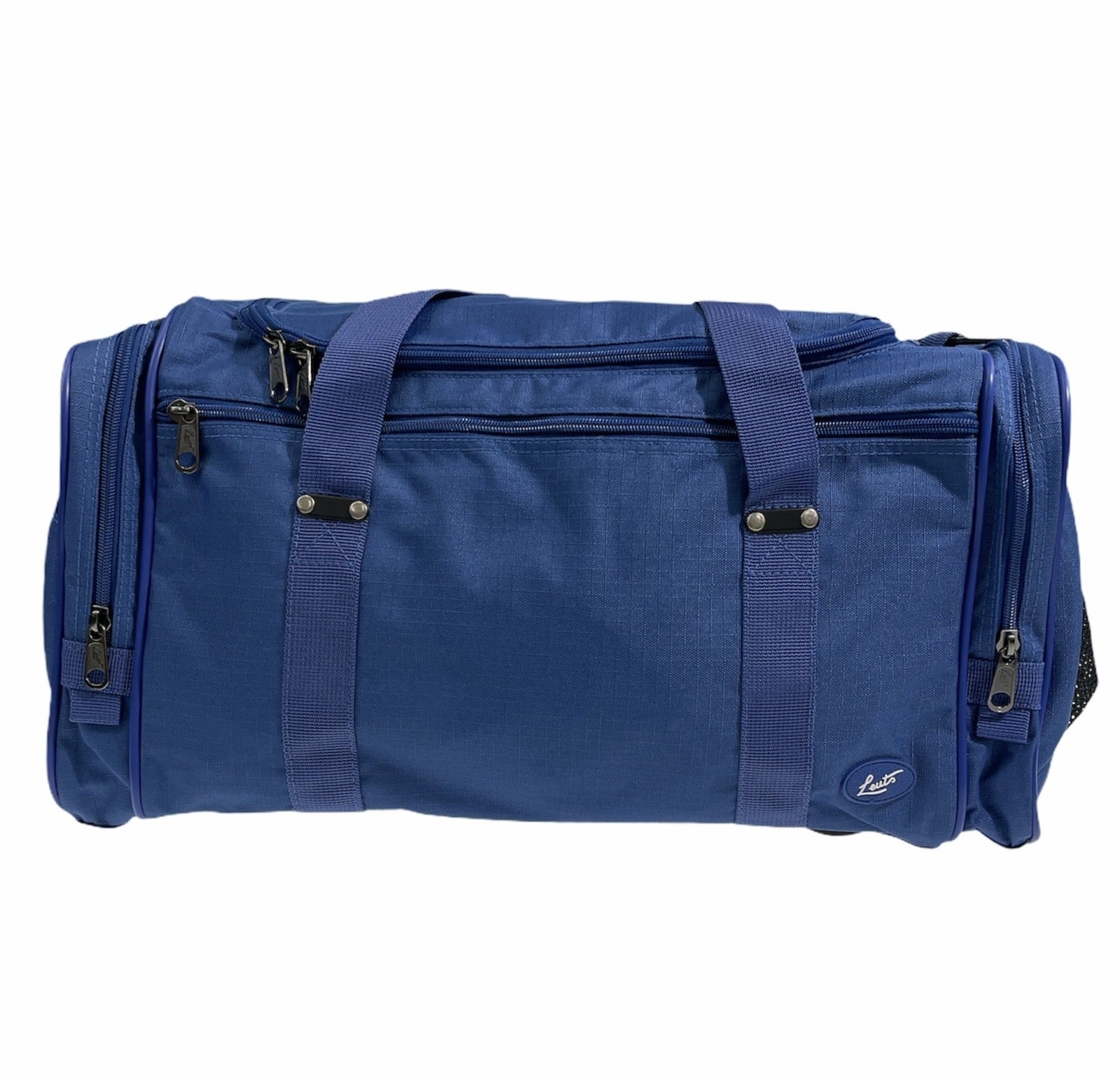 44L Foldable Duffel Bag Travel Gym Sports D-Zip Top Shoulder Strap - Royal Blue V563-B8115-ROYAL