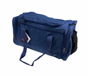 44L Foldable Duffel Bag Travel Gym Sports D-Zip Top Shoulder Strap - Royal Blue V563-B8115-ROYAL