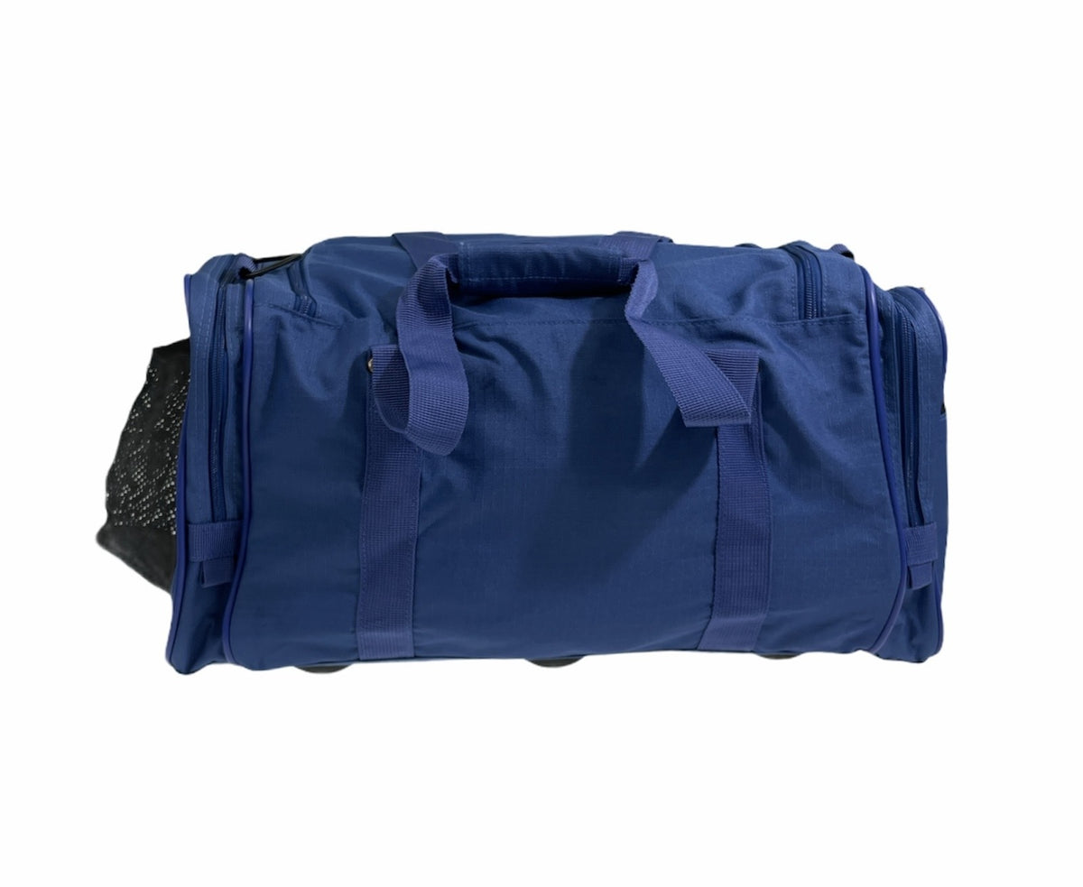 44L Foldable Duffel Bag Travel Gym Sports D-Zip Top Shoulder Strap - Royal Blue V563-B8115-ROYAL