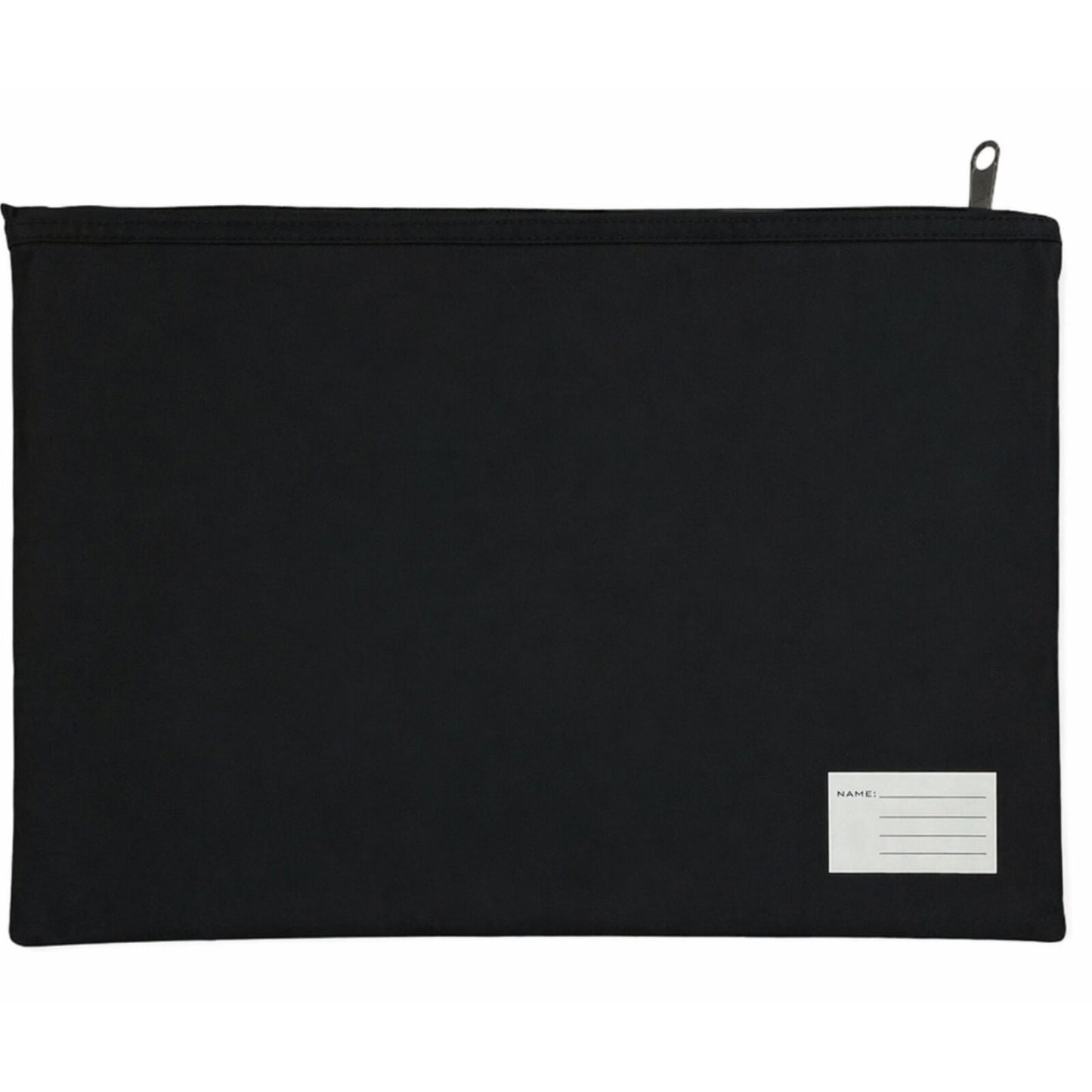 Leuts Jumbo Pencil Case Zip Large Capacity Pen Pouch Compartments - Black V563-B8118-BLACK