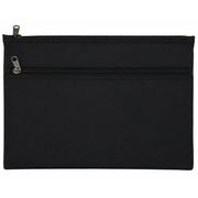 Leuts Jumbo Pencil Case Zip Large Capacity Pen Pouch Compartments - Black V563-B8118-BLACK