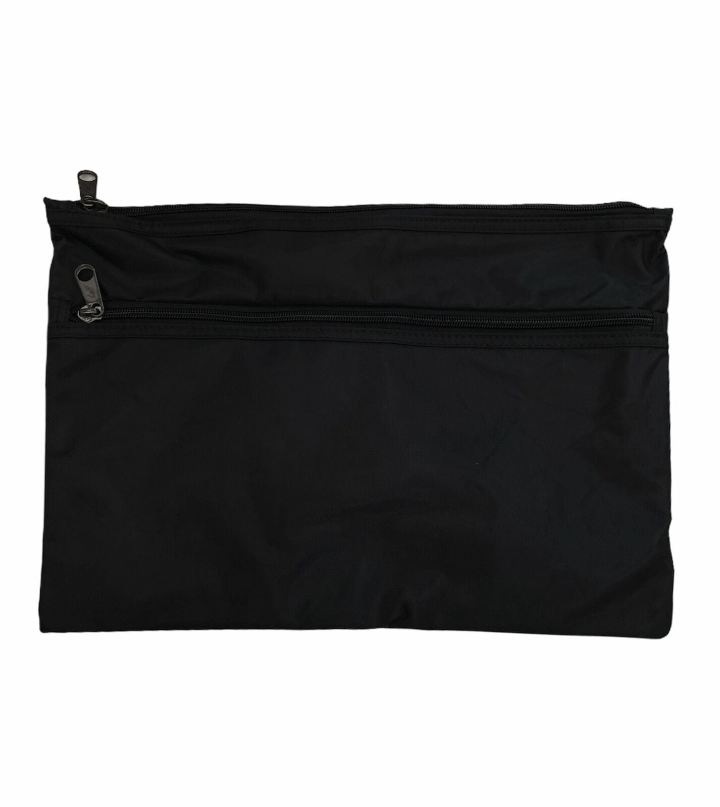 Leuts Jumbo Pencil Case Zip Large Capacity Pen Pouch Compartments - Black V563-B8118-BLACK