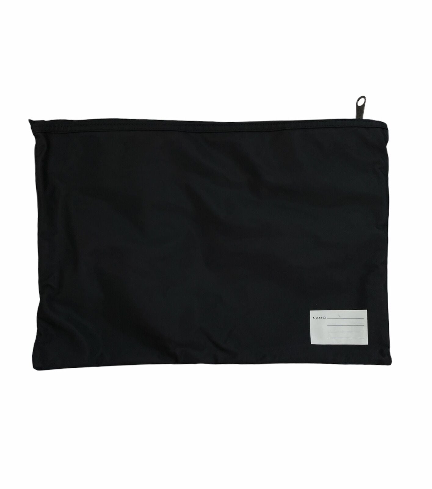 Leuts Jumbo Pencil Case Zip Large Capacity Pen Pouch Compartments - Black V563-B8118-BLACK