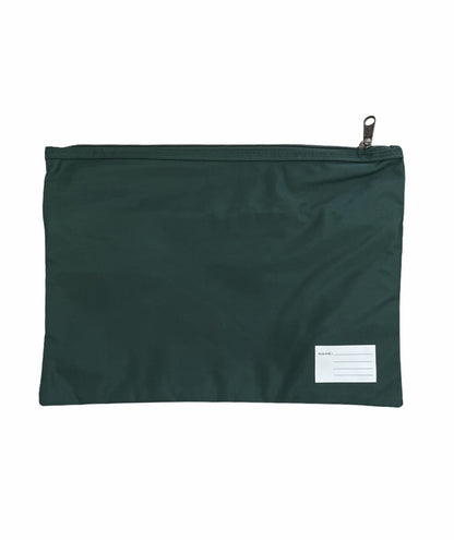 Leuts Jumbo Pencil Case Zip Large Capacity Pen Pouch Compartments - Bottle Green V563-B8118-BOTTLE