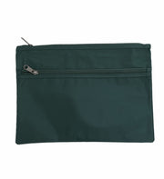Leuts Jumbo Pencil Case Zip Large Capacity Pen Pouch Compartments - Bottle Green V563-B8118-BOTTLE