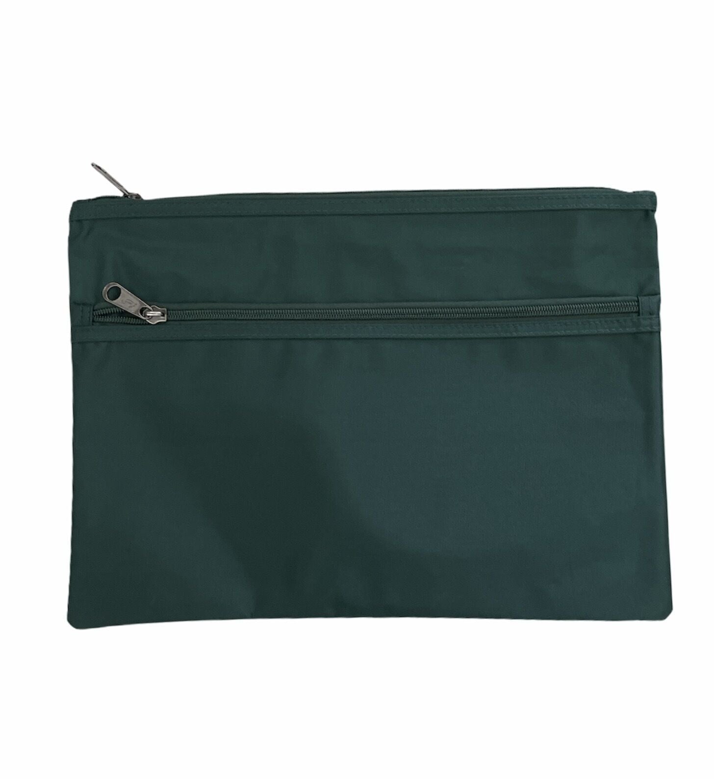 Leuts Jumbo Pencil Case Zip Large Capacity Pen Pouch Compartments - Bottle Green V563-B8118-BOTTLE