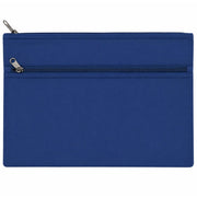 Leuts Jumbo Pencil Case Zip Large Capacity Pen Pouch Compartments - Royal Blue V563-B8118-ROYAL