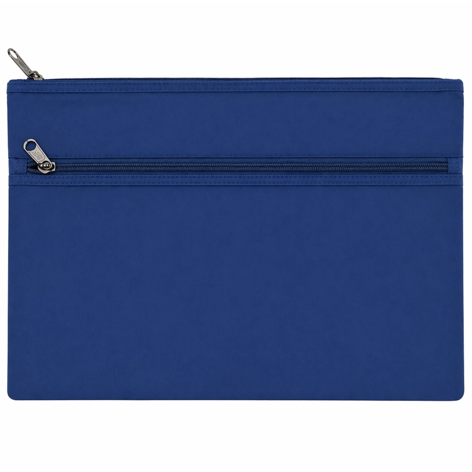 Leuts Jumbo Pencil Case Zip Large Capacity Pen Pouch Compartments - Royal Blue V563-B8118-ROYAL