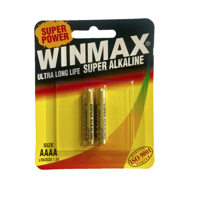 AAAA Super Alkaline Batteries Ultra Long Life 1.5V Battery - 1 Pack of 2 V563-B9699