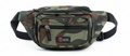 Canvas CAMO BUM BAG Camouflage Waist Travel Belt Wallet Money Security Zips V563-B9901025