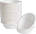 600pcs Disposable Sugarcane Bagasse Round Bowls - 18cm (450ml) - Bulk V563-BA1811-30-20PK