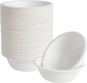 600pcs Disposable Sugarcane Bagasse Round Bowls - 18cm (450ml) - Bulk V563-BA1811-30-20PK