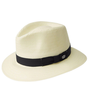 BAILEY Spencer Lite Straw Hat Summer Sun MADE IN USA Trilby Fedora in Natural - L V563-BAILEY-63200-NATURAL-L