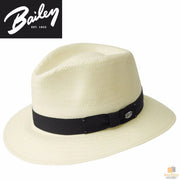 BAILEY Spencer Lite Straw Hat Summer Sun MADE IN USA Trilby Fedora in Natural - L V563-BAILEY-63200-NATURAL-L