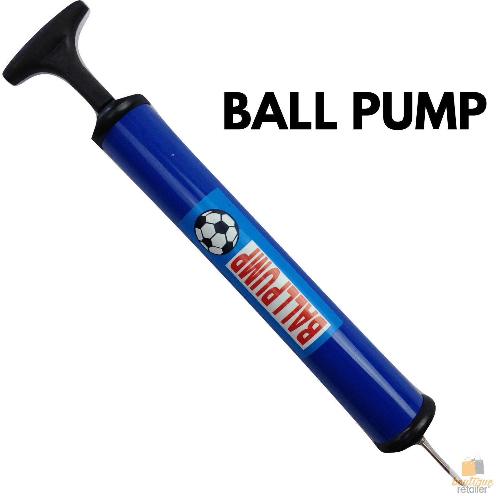 BALL PUMP Air Inflator Soccer Basketball Football Needle Fitness Portable V563-BALLPUMP-28CM