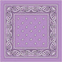 BANDANA Paisley 100% COTTON Head Wrap Durag Bandanna Summer Biker Scarf Mask - Lilac V563-BANDANA-LILAC