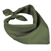 Plain Bandana 100% COTTON Head Wrap Durag Bandanna Summer Biker Scarf Mask - Army Green V563-BANDANA-PLAINARMYGRN