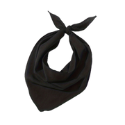 Plain Bandana 100% COTTON Head Wrap Durag Bandanna Summer Biker Scarf Mask - Plain Black V563-BANDANA-PLAINBLK
