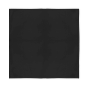 Plain Bandana 100% COTTON Head Wrap Durag Bandanna Summer Biker Scarf Mask - Plain Black V563-BANDANA-PLAINBLK