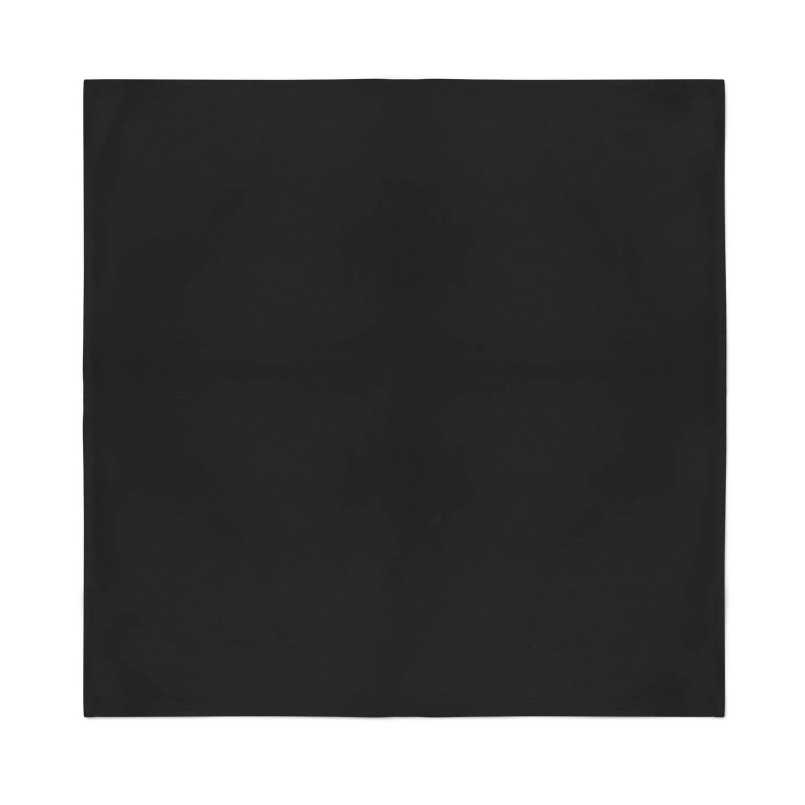 Plain Bandana 100% COTTON Head Wrap Durag Bandanna Summer Biker Scarf Mask - Plain Black V563-BANDANA-PLAINBLK