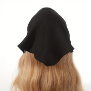 Plain Bandana 100% COTTON Head Wrap Durag Bandanna Summer Biker Scarf Mask - Plain Black V563-BANDANA-PLAINBLK
