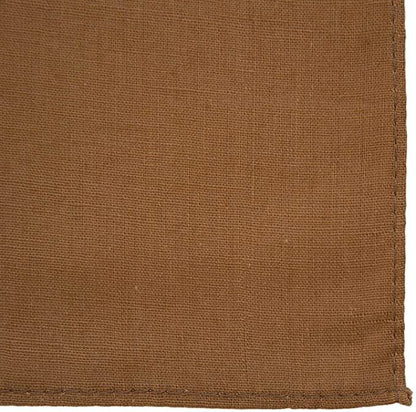 BANDANA 100% COTTON Head Wrap Durag Bandanna Summer Scarf Mask in Plain Brown V563-BANDANA-PLAINBRN
