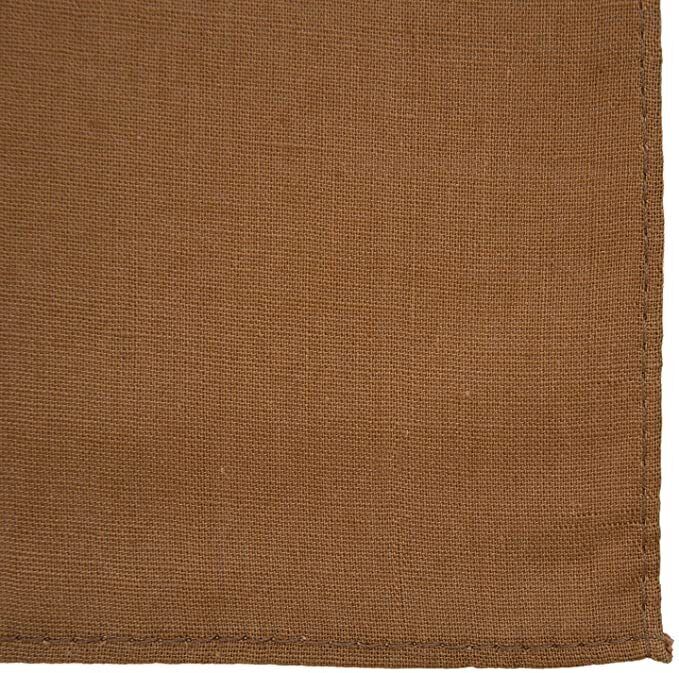 BANDANA 100% COTTON Head Wrap Durag Bandanna Summer Scarf Mask in Plain Brown V563-BANDANA-PLAINBRN