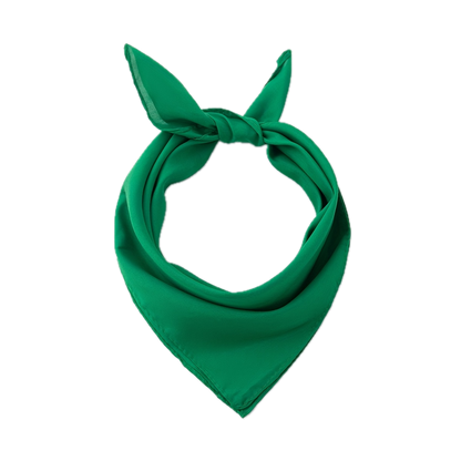 Plain Bandana 100% COTTON Head Wrap Durag Bandanna Summer Biker Scarf Mask - Green V563-BANDANA-PLAINGRN