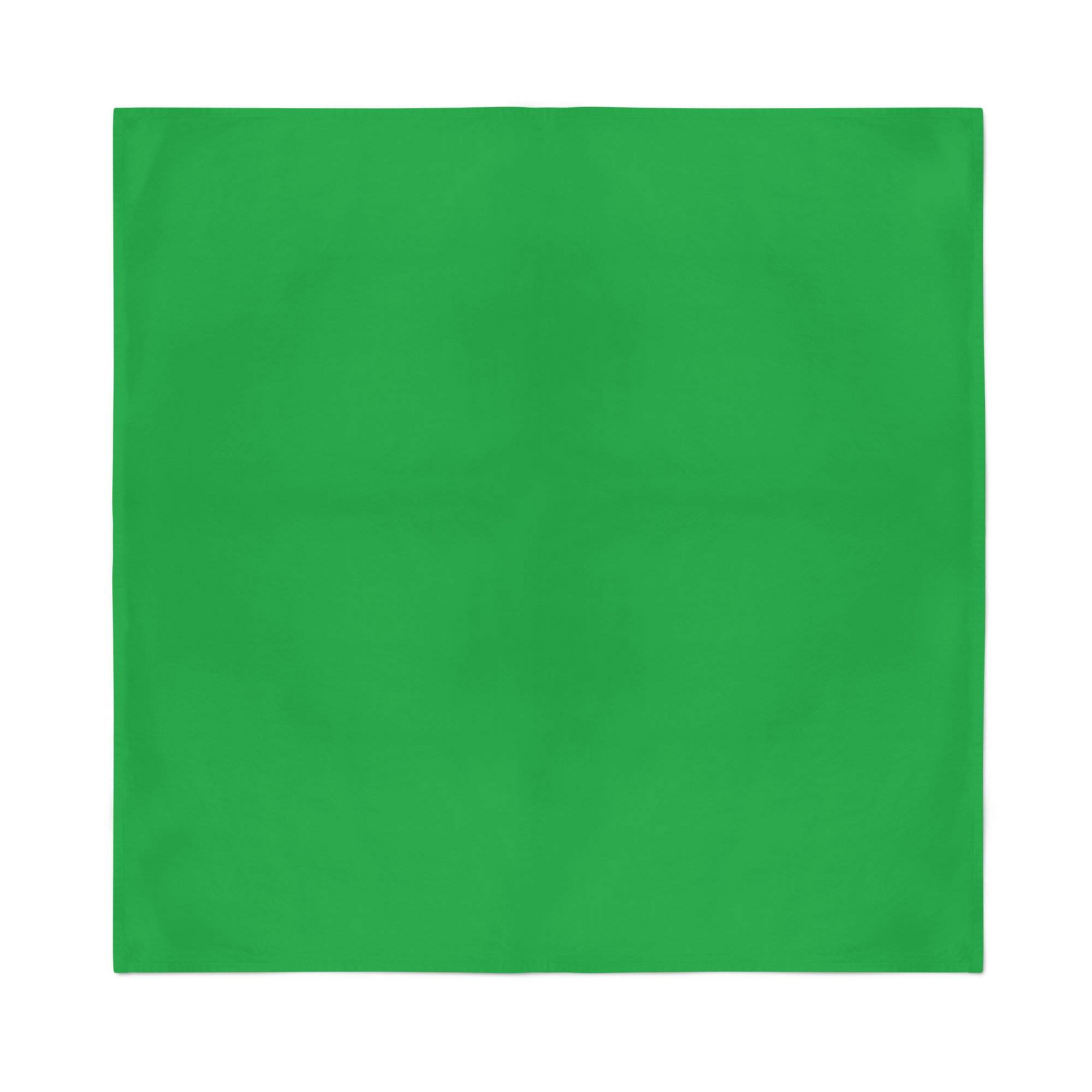 Plain Bandana 100% COTTON Head Wrap Durag Bandanna Summer Biker Scarf Mask - Green V563-BANDANA-PLAINGRN