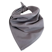 Plain Bandana 100% COTTON Head Wrap Durag Bandanna Summer Biker Scarf Mask - Grey V563-BANDANA-PLAINGRY