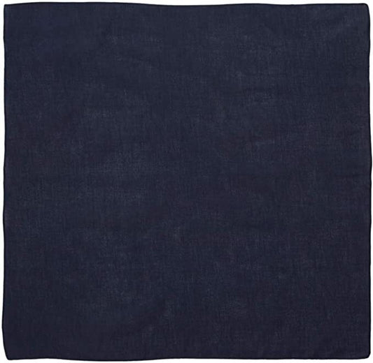 BANDANA Paisley 100% COTTON Head Wrap Durag Bandanna Summer Biker Scarf Mask - Navy Blue (Plain) V563-BANDANA-PLAINNVYBLU