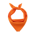 Plain Bandana 100% COTTON Head Wrap Durag Bandanna Summer Biker Scarf Mask - Orange V563-BANDANA-PLAINORANGE